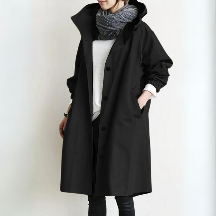 Jade Stijlvolle Windbreaker Trench Coat